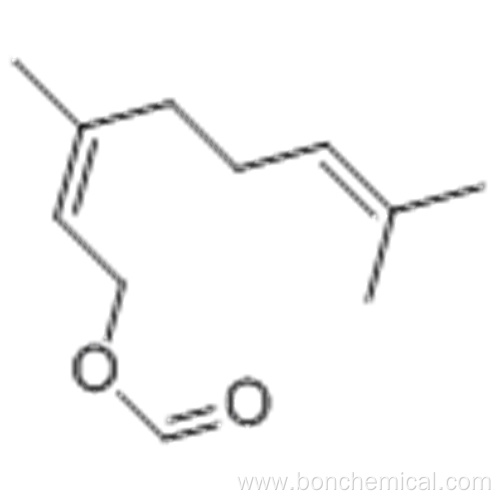 2,6-Octadien-1-ol,3,7-dimethyl-, 1-formate,( 57366062, 57187934,2Z)- CAS 2142-94-1